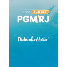 SPRINT PGM RJ  REVISÃO ENSINO JURÍDICO 2025 REVISÃO PGE