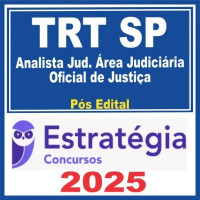TRT SP 2ª Região (Analista Judiciário – Área Judiciária e Oficial de Justiça Avaliador Federal) Pós Edital – Estratégia 2025
